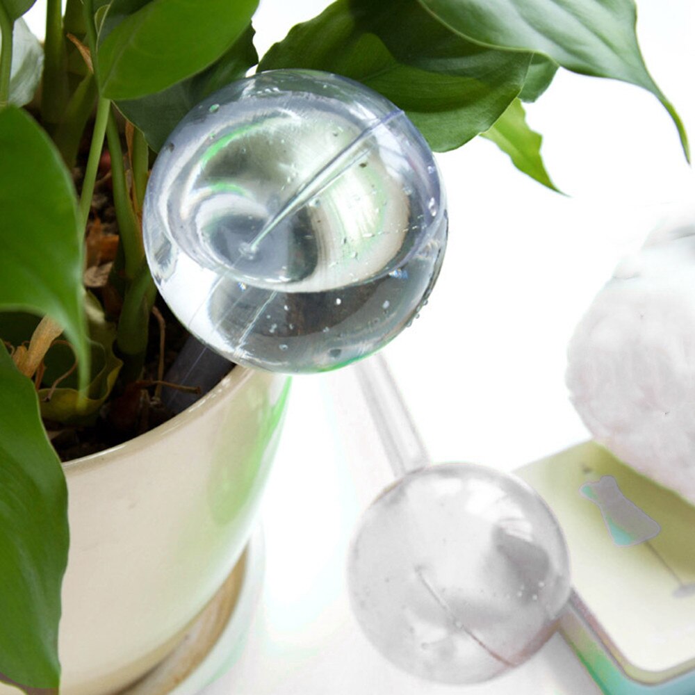 5PCS Plant Automatic Self Watering PVC Bulbs Ball Plant Bonsai Flowers Watering Feeder Watering System Garden Supplies