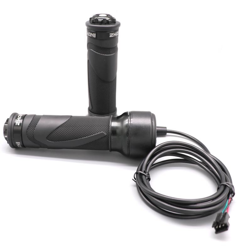 Electric Bike Scooter Twist Throttle Ebike Throttle Grip 24V-72V Speed Control Handle 155CM Thumb Handle for Electric Bike