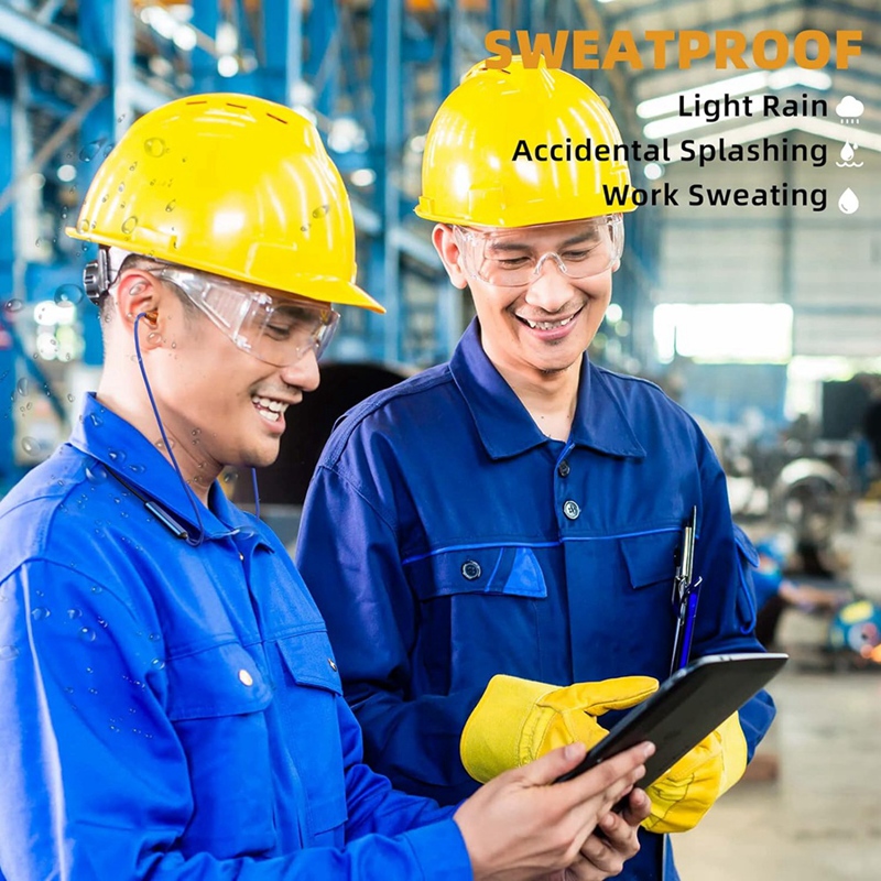 Bluetooth-oordopjes voor op het werk, gehoorbescherming, geschikt voor bouwplaatsen en lawaaierige omgevingen, duurzaam.