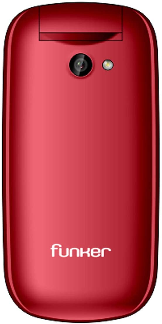 Funker F4 Telefoon Met Deksel Sleutels Grote Volume Sterke Classic Mobiele Voor Oudere Mensen Dual Sim Te Gebruiken Zwart rood