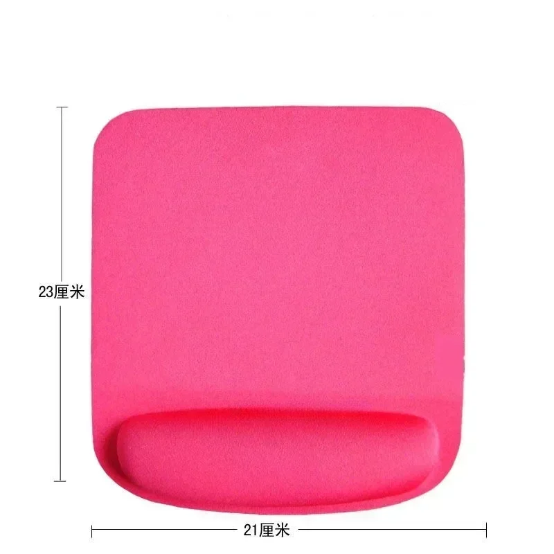 Computer Game Mouse Pad Environmental Eva Ergonomic Mousepad Wrist Pad Solid Color Comfortable Mouse Mats For Office Accessories: PURPLE