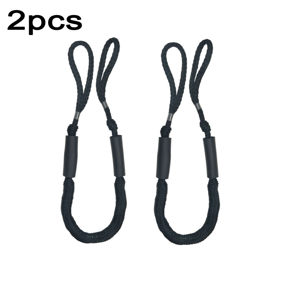 Bungee Dock Line Rope Accessories 3.5-5.5 ft Stretch Boat 2pcs Mooring