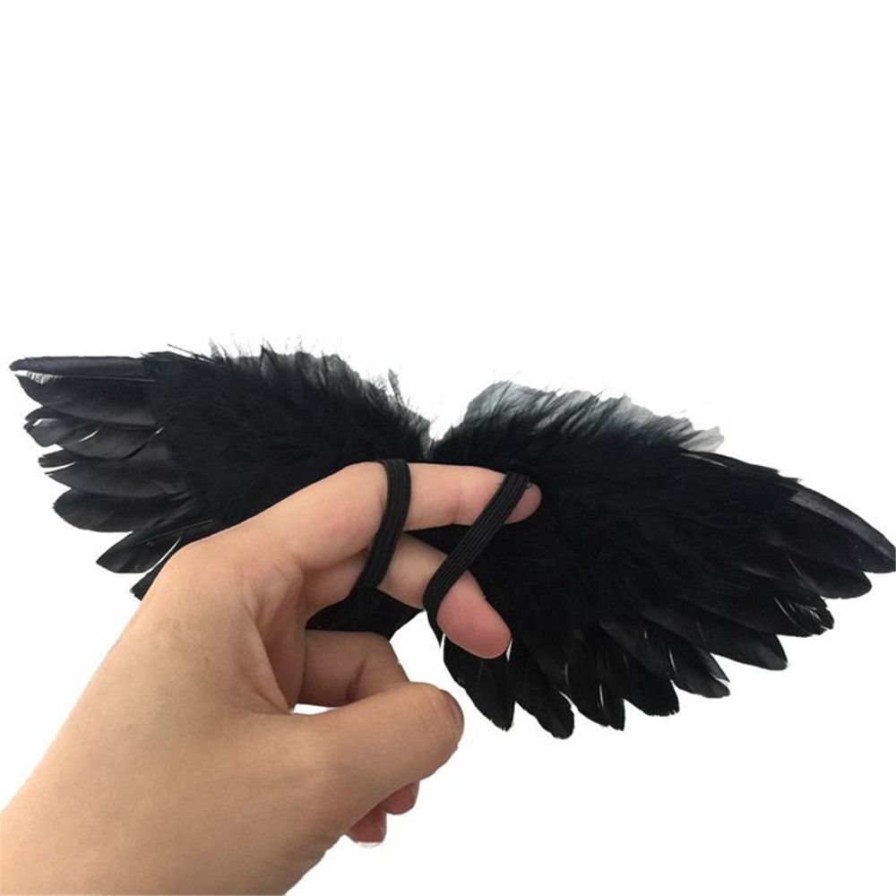 Easter Wing Props Hanging Ornements Mini Feather Valentines Day Angel Wing Doll Clothes Wing