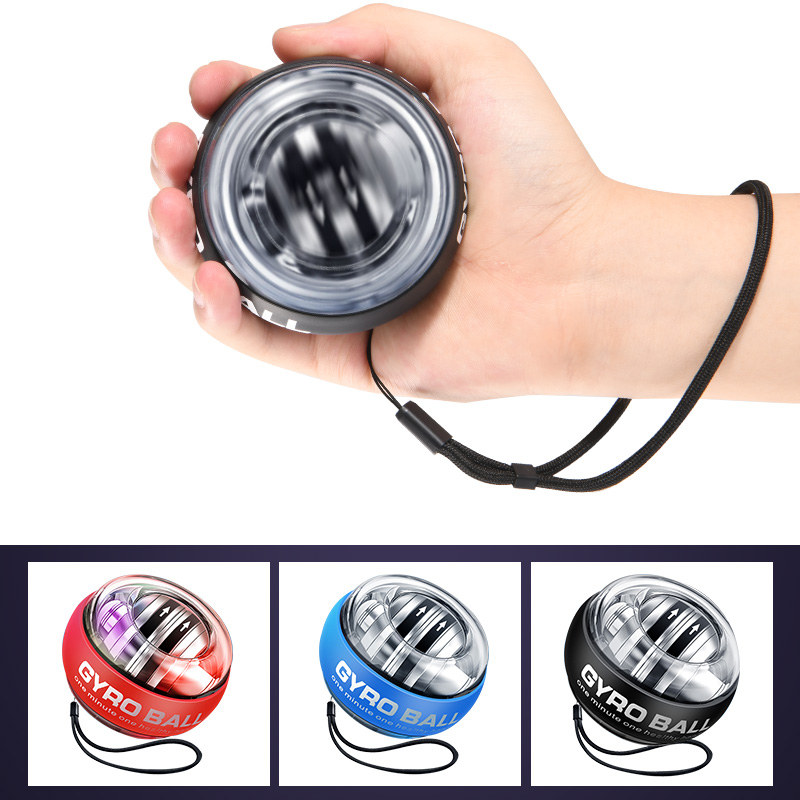 LED wrist ball muscle strength training gyroscope power ball intensifier arm exerciser power ball home gym workout fitness equip