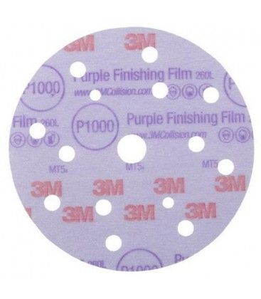Discs 3M Hookit Paars 150Mm (P800 Om P1200) - 5ud