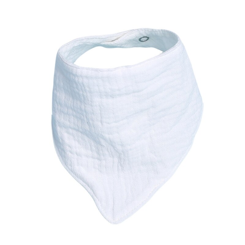 Babero de algodón para bebé, bufanda triangular para recién nacido, pañuelo de toalla para Saliva, paño para eructar, D55E: 37