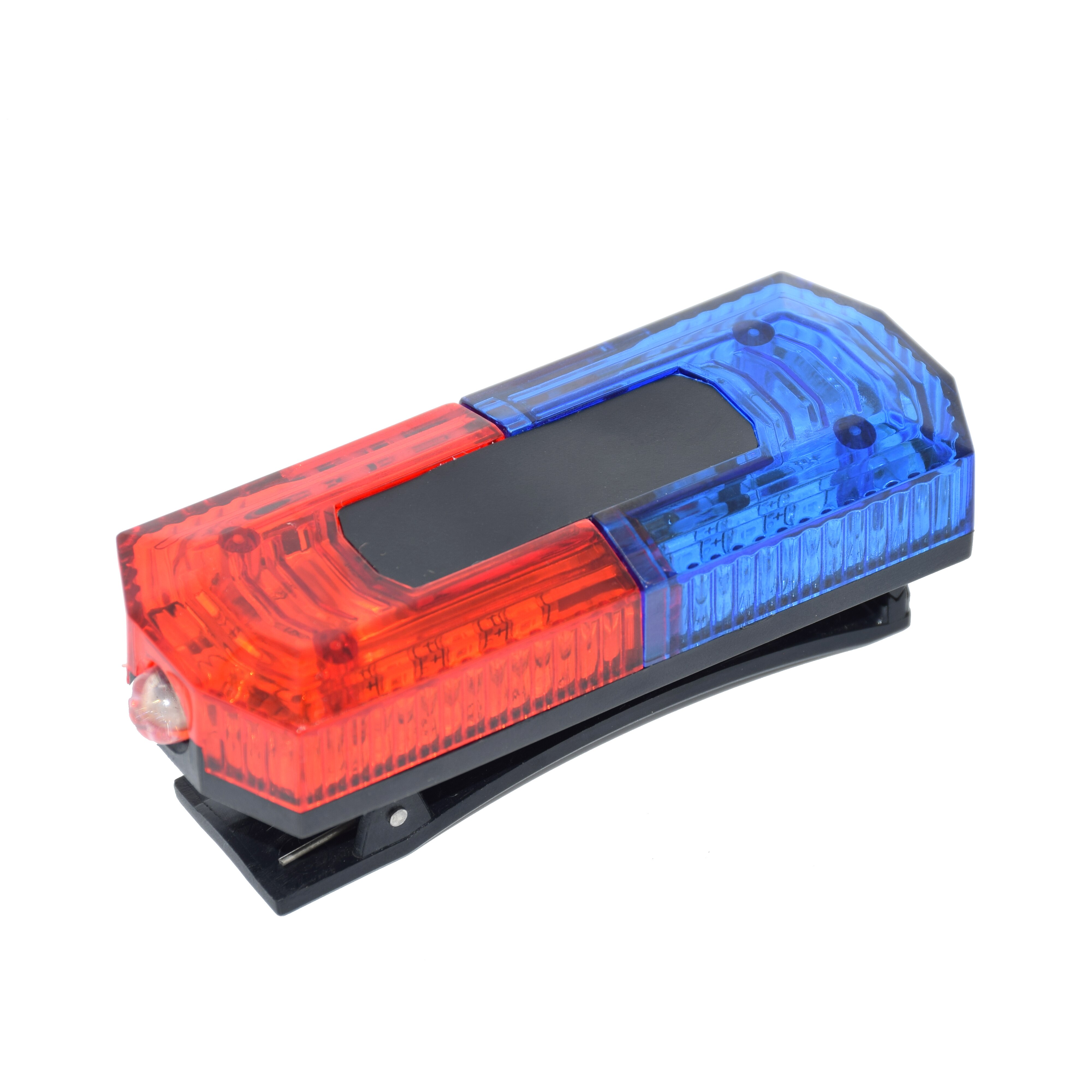 Blue Red color LED Flashing Shoulder lamp light alarm patrol warning Lamp With Chargeable Battery