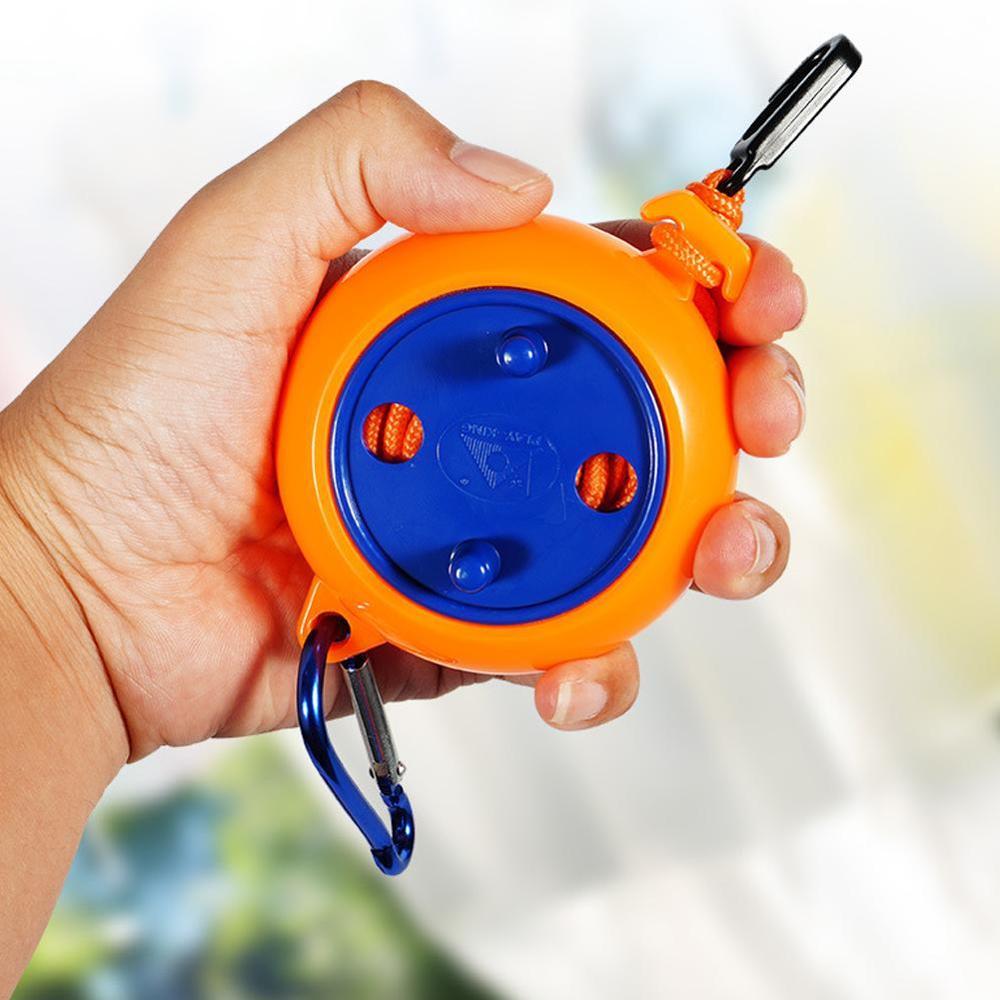 8m Non-perforated Clothesline Retractable Portable Travel Drying Rack Outdoor Camping Windproof Portable Hanging Rack Clothing