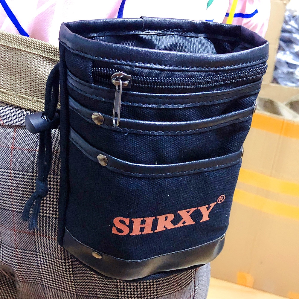Shrxy Metaaldetector Trekkoord Digger 'S Pouch En Troffel Combo Recycling Bag Pick Up Kleine Tool Tas Voor Metaal Detecteren