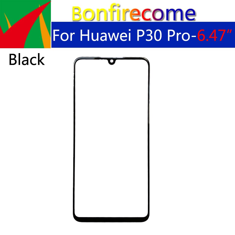 6,47 "Für Huawei P30 Pro VOG-L04 VOG-L09 VOG-L29 Touchscreen Front Outer Glas Objektiv LCD Glas Ersatz