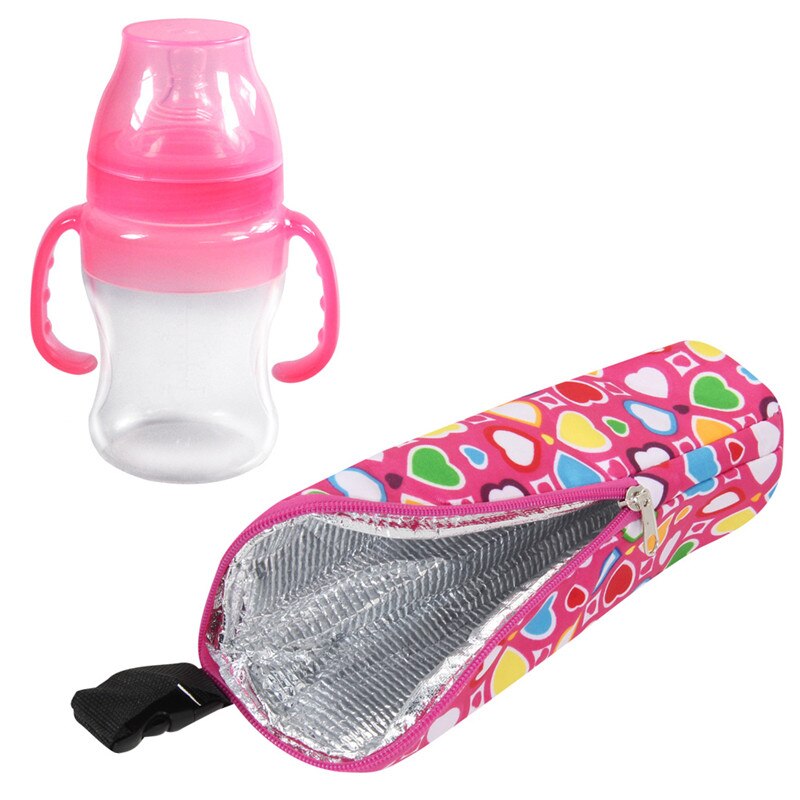 Biberón de leche para bebé, Bolsa de aislamiento de calentador de leche, Bolsa térmica, biberones para bebé