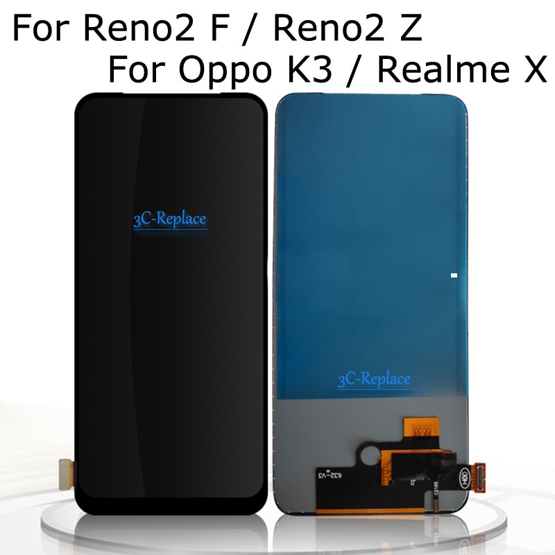 6.53 "Tft Voor Oppo Reno2 Z F Realme X CPH1989 CPH1955 RMX1901 Lcd-scherm Touch Panel Digitizer Voor oppo K3 Reno 2 2Z 2F