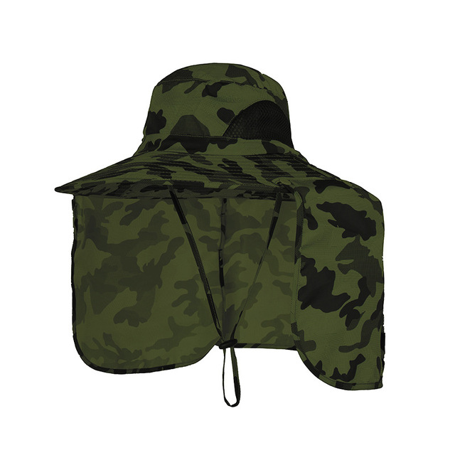 Schnell trocknender Fischerhut für Herren, UV-Nackenschutz, Sonnenschutz, draussen, atmungsaktives Gittergewebe, Wandern, Angelkappen, Sommer: dunkel Grau