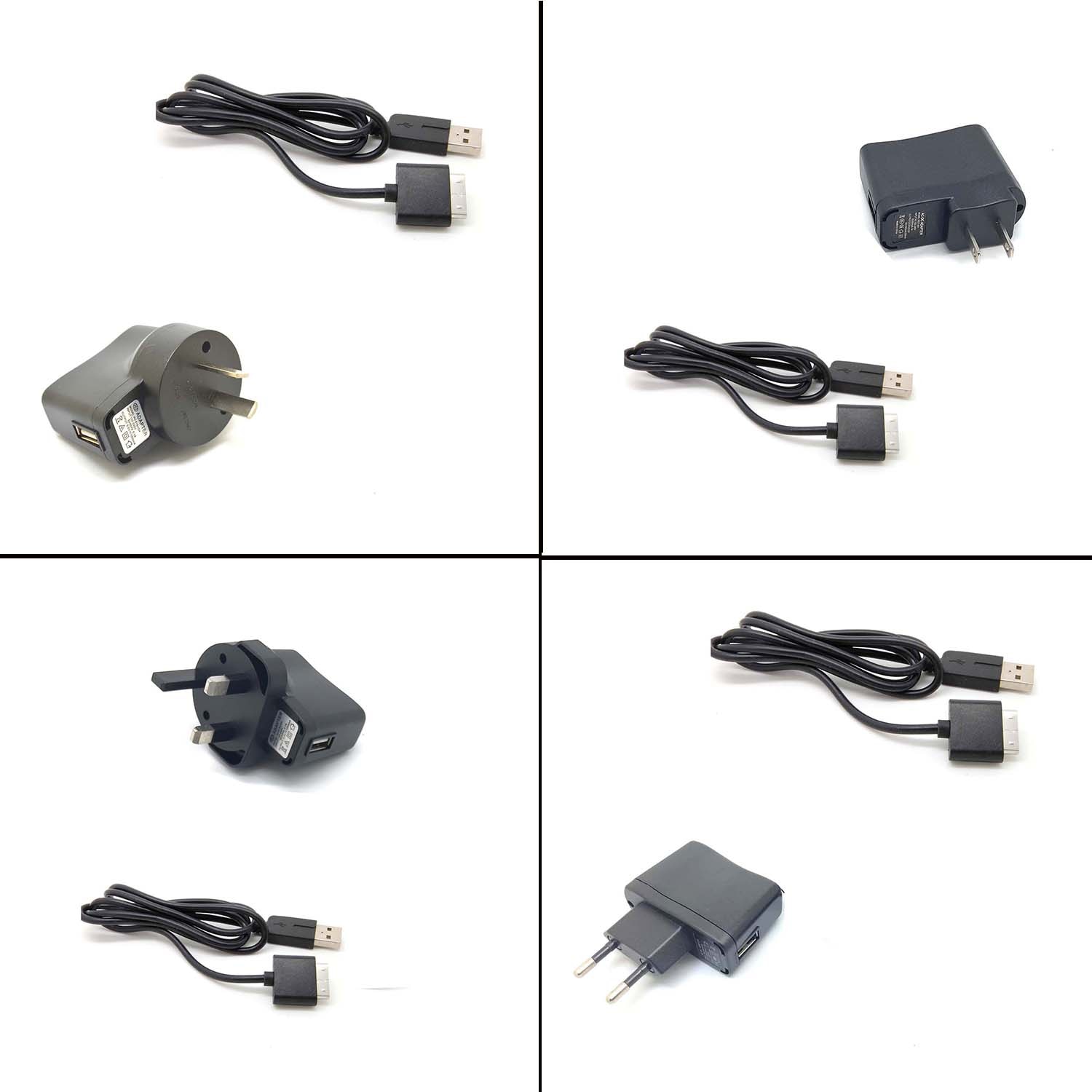 WALL CHARGER & Black USB Sync charger data Cable cord for Sony PSP GO PSGO
