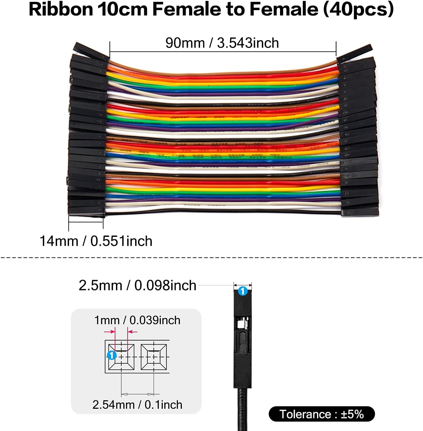 40PIN Dupont Line 10cm 20 30CM Male to Male + Female to Male + Female to Female Jumper Wire Dupont Connector Cable for arduino: E5-2697AV4