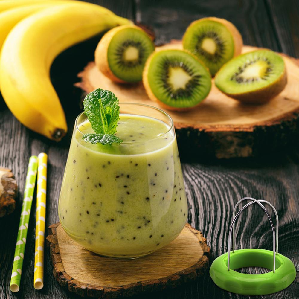 Kiwi Fruit Divider Kiwi Fruit Peeling Cutter Fruit Coring Digger Kitchen Gadget ABS+Stainless steel Humanize , convenient