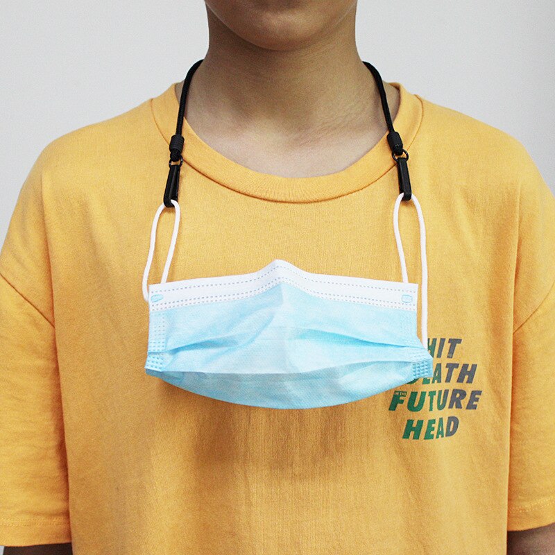2Pcs/1Pc Verstelbare Masker Extension Gezichtsmasker Lanyard Strap Handy & Handig Veiligheid Masker Oor Houder Touw hang On Neck String