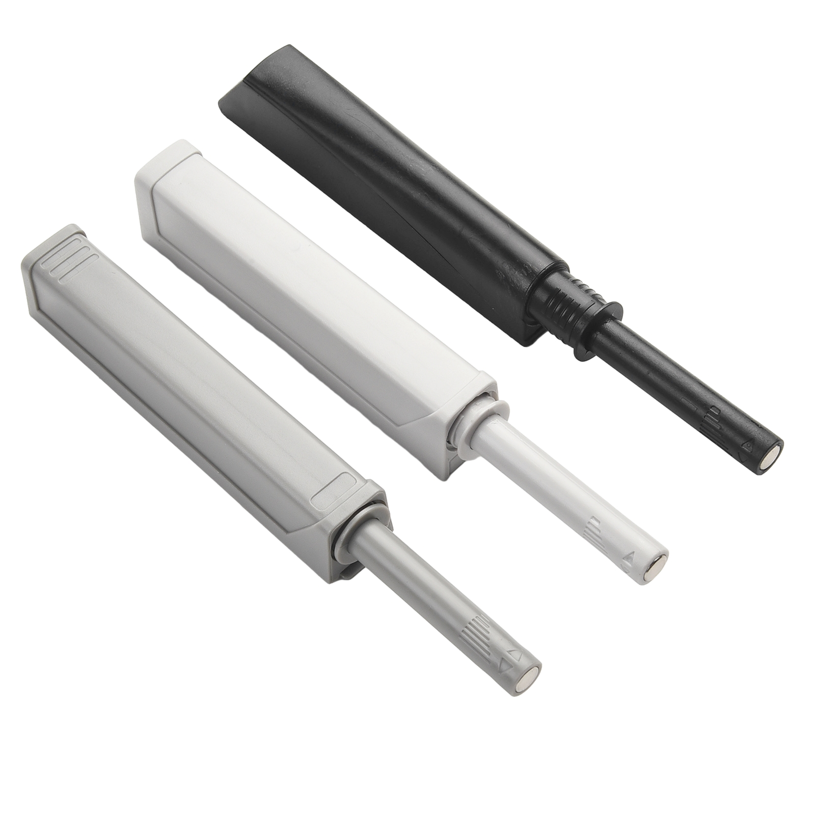 Kitchen Cabinet Door Catch Push To Open Mechanism With Magnetic Tip Spring Loaded Plunger For A Sleek Handle Less Look