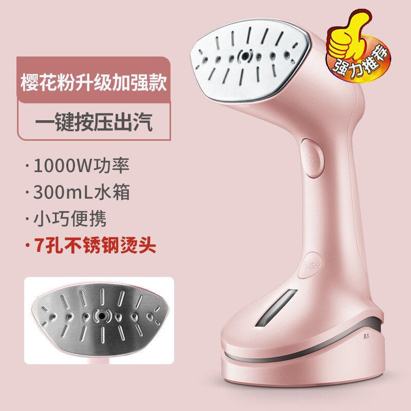 Dampf Eisen Kleidungsstück Dampfer Für Kleidung Handheld Reise Eisen Buhar Makinesi Plancha Vertikale Bügeln Ferro Da Stiro Vaporera: Rosa / UK