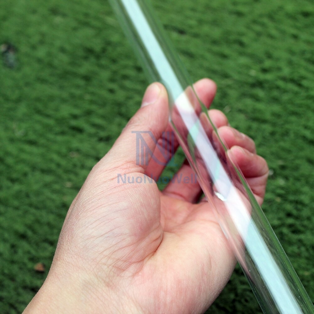 4Pc x50cm Crystal Pipe Plexiglass Solid Pipe DIY Level Gauge 99% Clear Hard Tube Aquarium Water Supply Visiable Out Dia.16-40mm