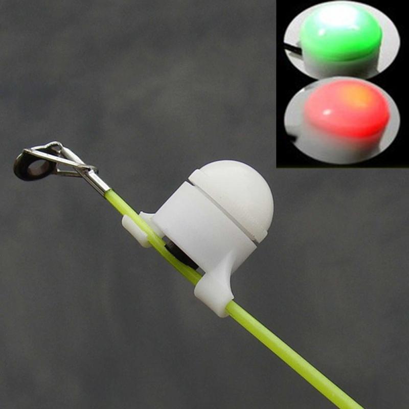 Clip De Punta De Caña Con Luz LED Para Pesca Nocturna - Alerta De Picada Con Luz Verde