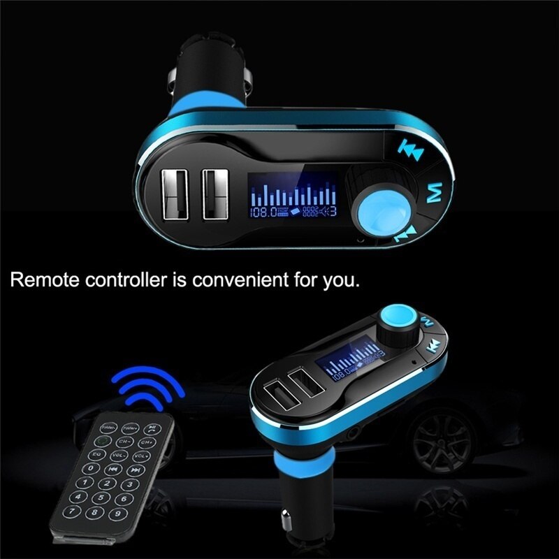 MP3 Player FM Transmitter Bluetooth AUX Audio Music Adapter Hands-free Car Charger