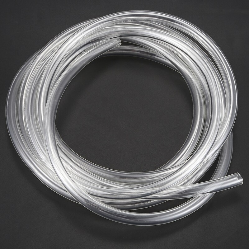 12mm x 8mm Clear Polyurethane PU Air Hose Tube 4M 13.1Ft