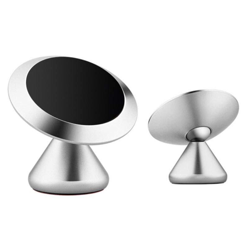 Universal Magnetic Car Phone Holder Mobile Cell Air Vent Mount Magnet GPS Stand for iPhone 11 Pro Xs Max X Xiaomi Huawei: Sliver