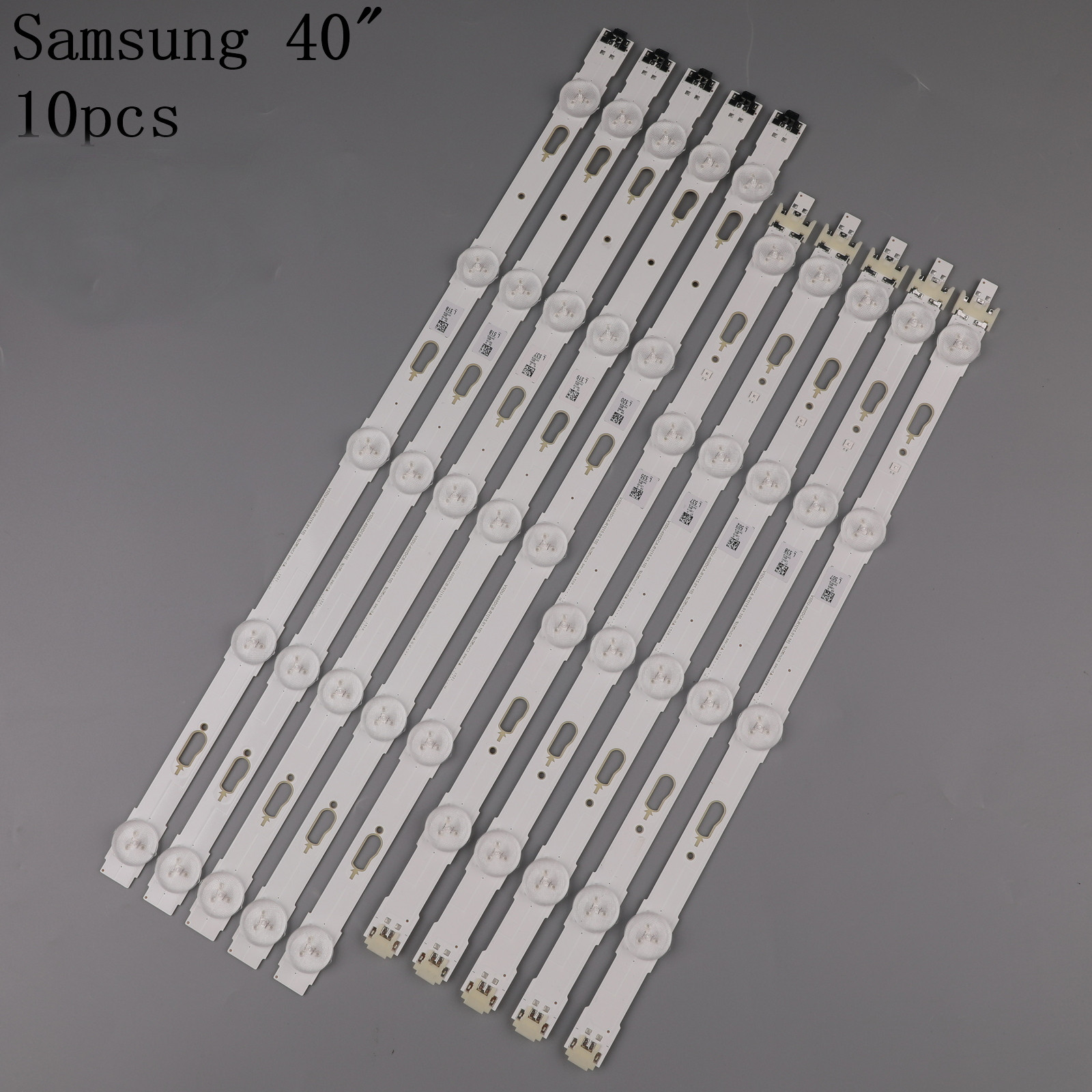 10 unids/set de retroiluminación LED para samsung UN40JU6700 V5DU-400DCA-R1 V5DU-400DCB-R1 BN96-34792A 34791A S_5u75_40_FL_R05 L04