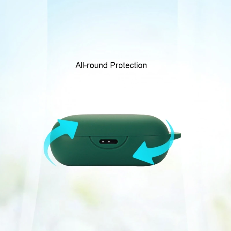 Draadloze Headset Beschermhoes Voor Anker Soundcore Sport X10 Hoes Siliconen Beschermend Omhulsel Wasbare Behuizing Anti-Stof Hoes