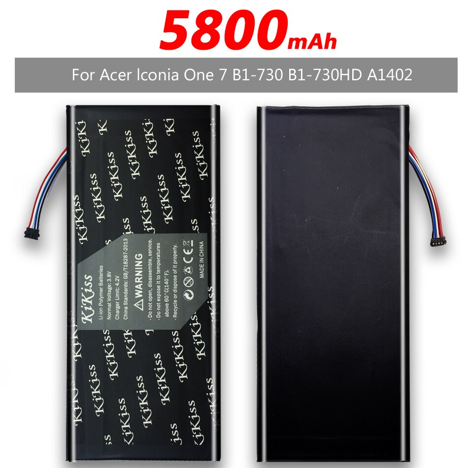 Strumento gratuito 5800mAh tavoletta Batteria Ai Polimeri di Li-ione MLP2964137 per Acer Iconia uno 7 B1-730 B1-730HD A1402 + Numero di Inseguimento