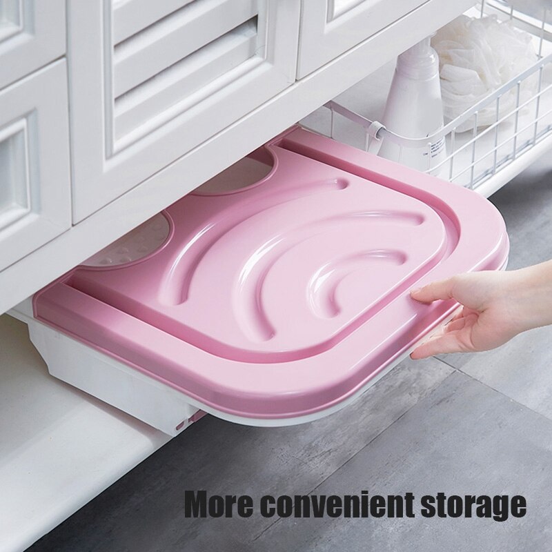 Foldable Large Portable Plastic Foot Soaking Basin Household Heightening Massage Bath Bucket