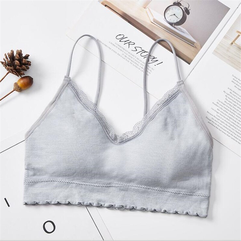 Kvinder sexet crop top selevest solid blonde med tynd skulderrem uden stålring vest åndbare komfortable toppe: 703 hui
