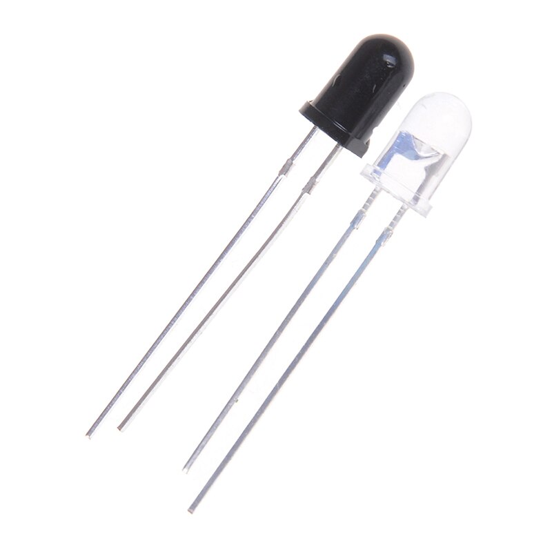 20Pcs 5mm 940nm IR Detector Sensor Infrared Phototransistor Transmitting