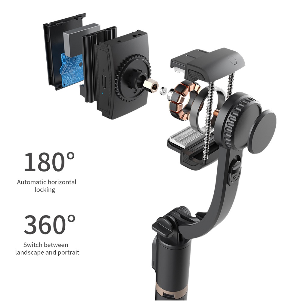 Gimbal Stabilizer Voor Telefoon Automatische Balans Selfie Stok Statief Met Bluetooth Afstandsbediening Voor Smartphone Gopro Camera Go Pro