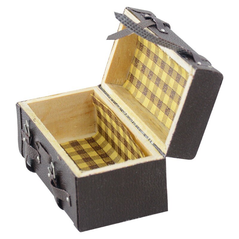 RC cars decoration miniature leather suitcase luggage case DIY accessory for radio control 1/10 car truck crawler SCX10 KM2 TRX4