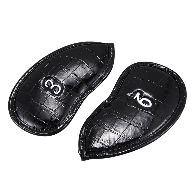 12 stuks prachtige pu golfclubkapbeschermers en golfijzerkopbeschermers