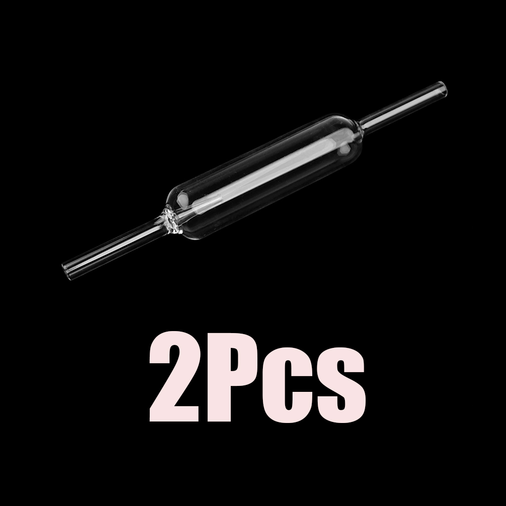 Monitor de CO2 para tanque de peces de acuario, cristal con contador de burbujas, fácil de montar, 2 uds.