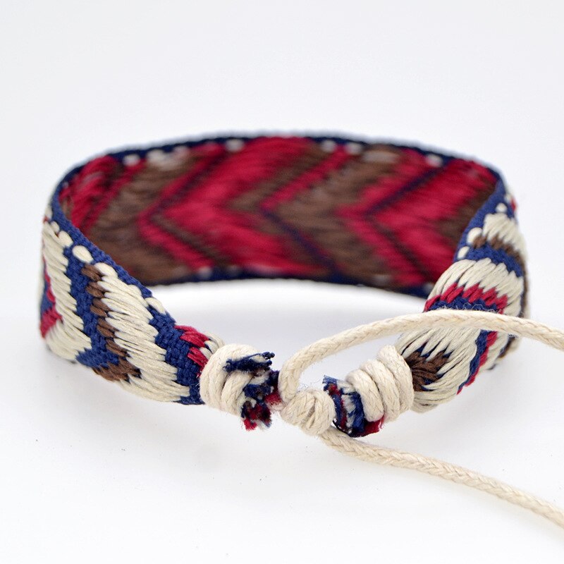 Abl 331,  bohemia stil väva rep vänskap armband för kvinna män bomull handgjorda charm armband & armband etniska smycken