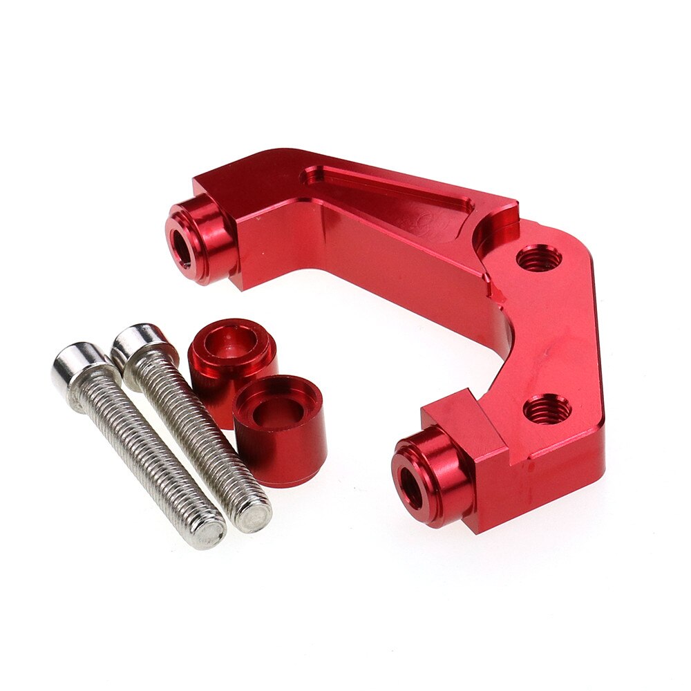 Motorcycle Brake Caliper Bracket/adapter For Yamaha Scooter Rsz Jog Force For Rpm Adelin Adl01 Frando Hf1 82mm Brake Caliper: RED 220MM