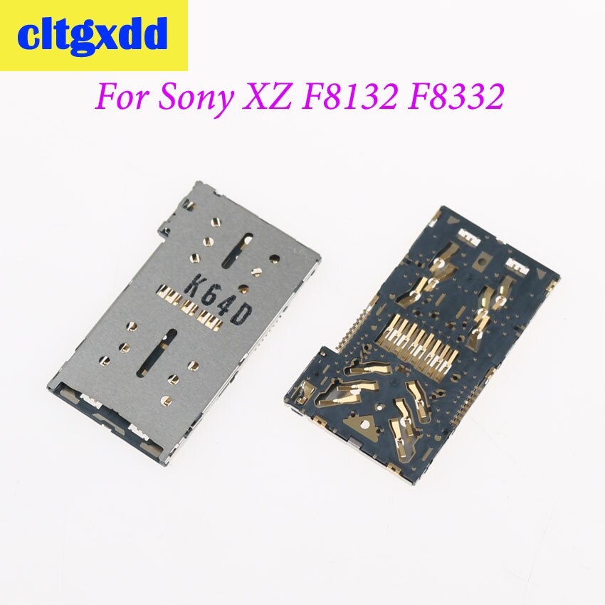 Cltgxdd SD &amp; Sim Card Tray Houder Voor Sony Xperia X compact/X Prestaties/XZ/XZS/ XZ Premium F8132 SIM Reader Socket Adapter