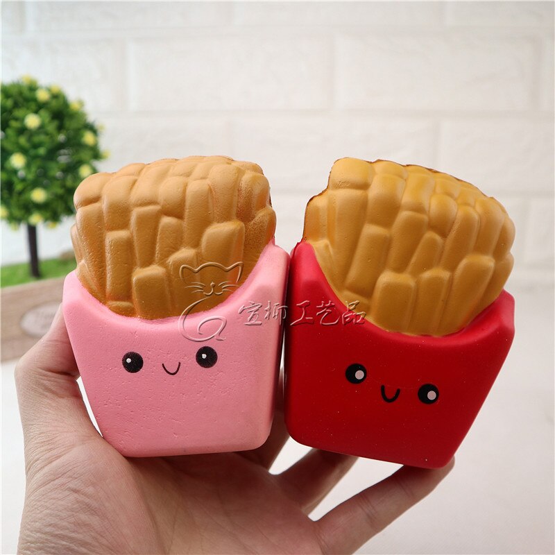 Squishy Chips Simulatie Leuke Squishy Langzaam Stijgende Zachte Squeeze Decompressie Speelgoed