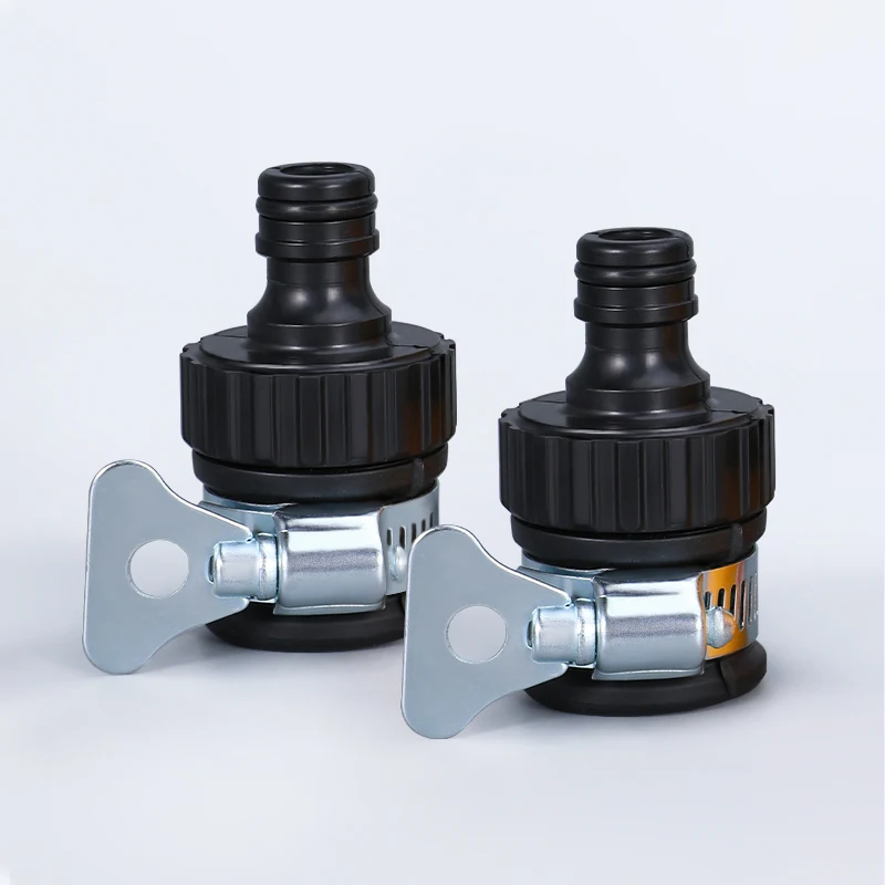 Duurzame Universele Waterkraan Adapter Plastic Slangfitting Snelkoppeling Fitting Kraan voor Auto Wassen Tuinirrigatie