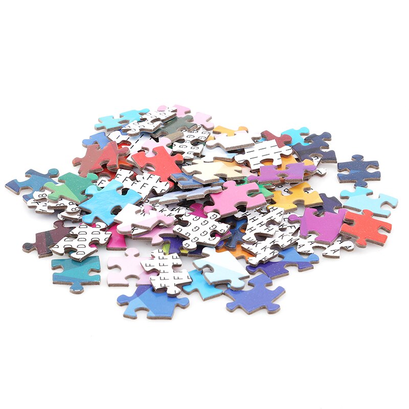 1000 Pcs Puzzels Ronde Legpuzzels Regenboog Palet Intellectuele Spel Voor Volwassenen En Kinderen Puzzel