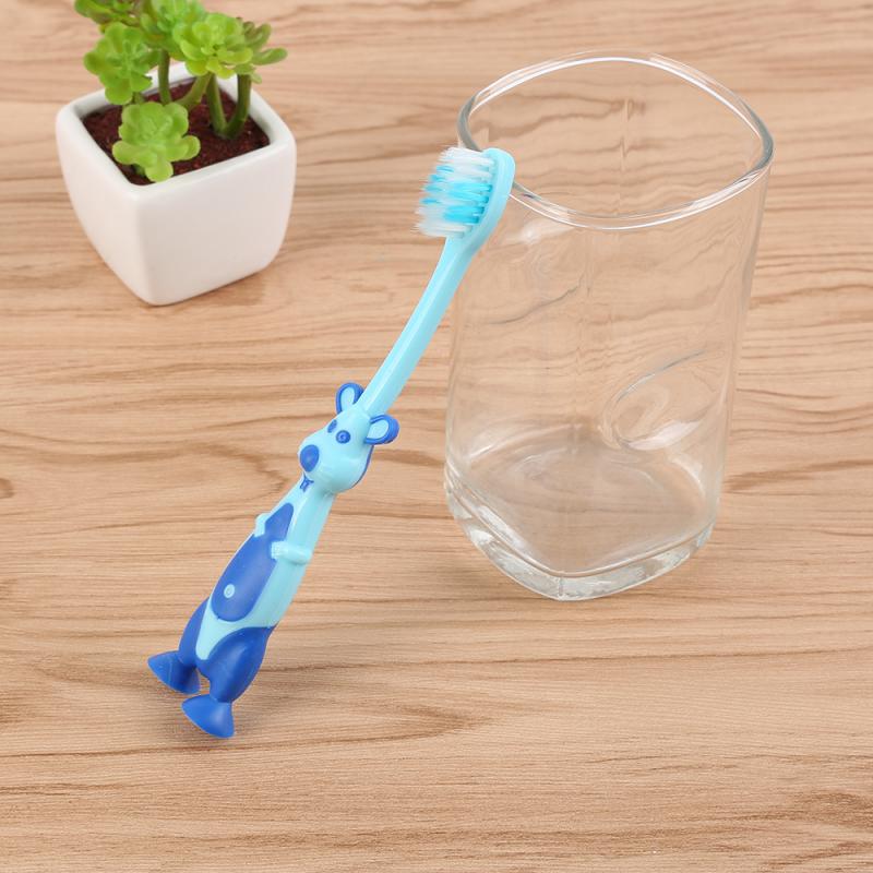 Cartoon Animal Soft Bristle Children's Toothbrush Care For The Gums While Cleaning The Teeth Kids Care TSLM1