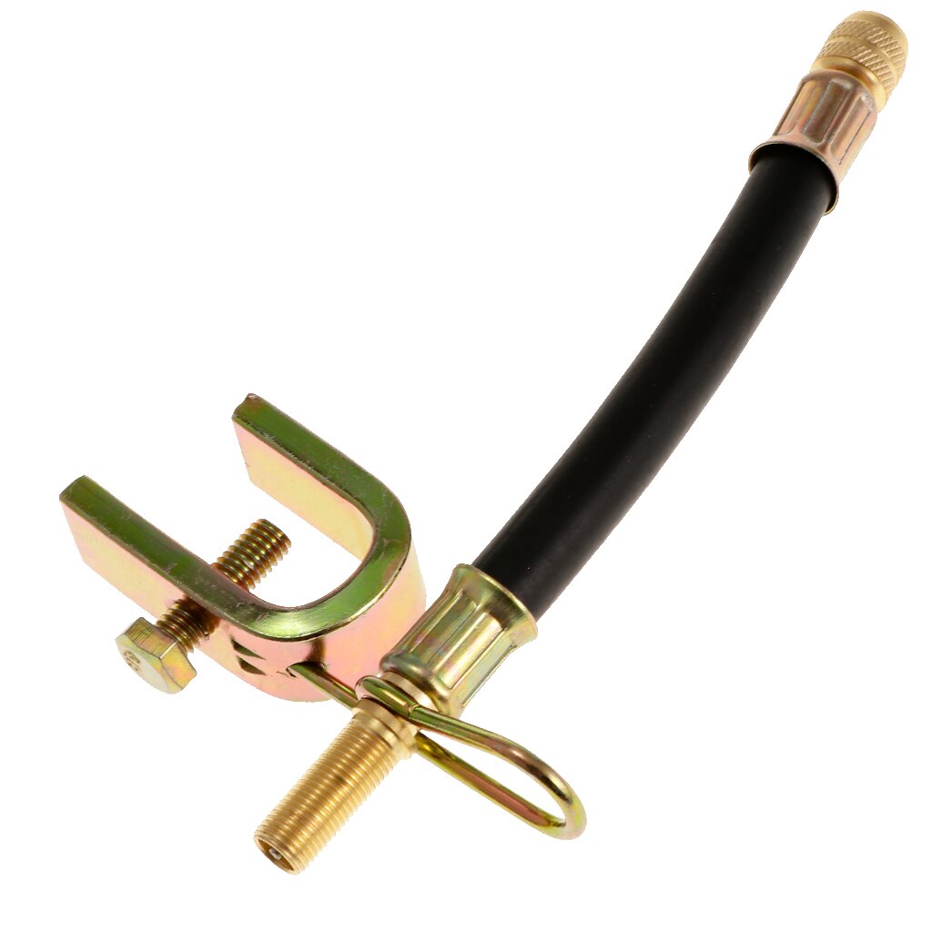 140mm Auto Dual flexibel Reifen Rad Ventil Verlängerung Adapter mit Eisen Clip