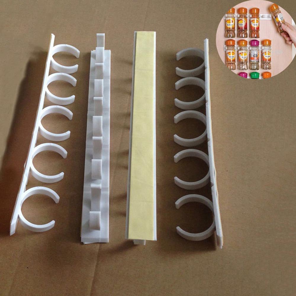1/2 Pcs Wall Mount Ingrediënt Spice Fles Rack Plas... – Vicedeal