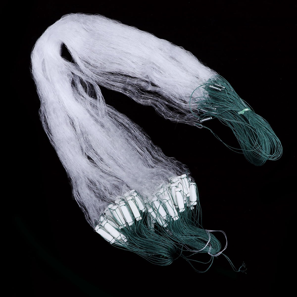 25m 1 lag fiskenet monofilament fiskeri gællenetværk med float udendørs sport fisk fiske net