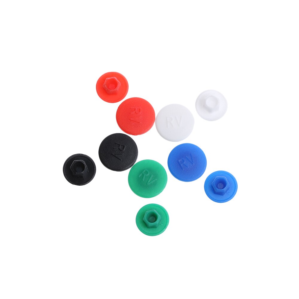 10Pcs M5/M6 Schroef Cap Hexagon Bolt Cover Fiets Stuurpen Beschermende Gadget Stofdicht Fiets Accessoires Outdoor Fietsen