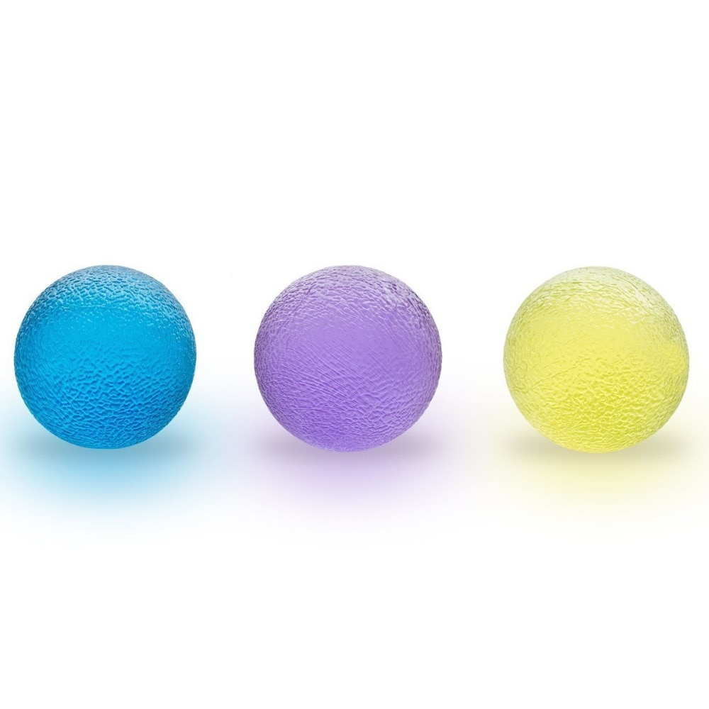 Fitness håndterapi baller øvelser - klemme ball - hjemme treningssett - håndgrep hånd trening baller, makt ball